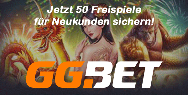 50 Freispielen ohne Einzahlung im GG.Bet Casino